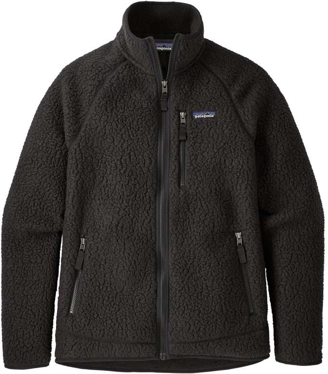 (hhv) Patagonia Men's Retro Pile Fleece Jacket Schwarz (XS, S, M, XL) auch andere Farben