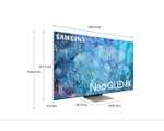 Samsung GQ85QN900A 8K-Fernseher + 1000€ Cashback (85", 7680x4320, VA + "QLED", Mini LED, 120Hz, 1440nits, 4x HDMI 2.1, ~10ms Input Lag)