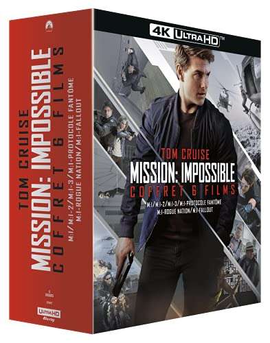 [Amazon.fr] Mission Impossible Teil 1 bis 6 - 4K Bluray - deutscher Ton bis auf Teil 6
