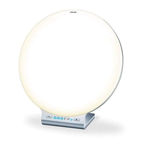 Beurer TL 100 (Durchmesser 33 cm) 2-in-1 LED Tageslichtlampe und Stimmungslicht, mit Farbwechselfunktion, bequeme App Steuerung