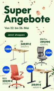 FlexiSpot Brand Day 2023: Angebote, Gewinnspiele, gratis Produkte und weitere Aktionen - z.B. Tischgestell höhenverstellbar E7 für 319,99€