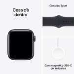 Apple Watch SE 2022 (GPS) 40mm Mitternacht mit Sportarmband S/M Mitternacht