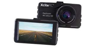 XciteRC Dashcam 4K Ultra HD mit 3.0 IPS-Monitor (Nachtsichttauglich, Mikro & Lautsprecher, Bewegungssensor)