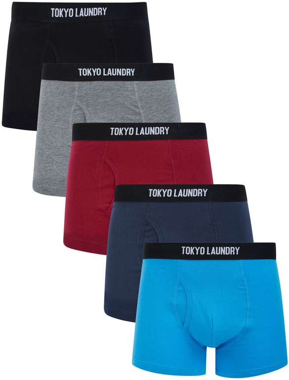 10 Boxershorts bei Tokyo Laundry für 35,43€ inkl. Versand | Sportliche Boxer-Silhouette | Baumwollmischung