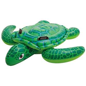 Intex Schildkröte Ride-On - Aufblasbares Reittier - 150 x 127 cm oder Intex Krokodil Ride-On - 203 x 114 cm (Prime)