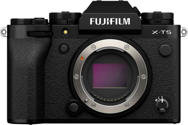 Fujifilm X-T5 Systemkamera (schwarz/silber) + Samyang AF 75mm F1.8 Objektiv (inkl. 100€ Cashback = 1949€)
