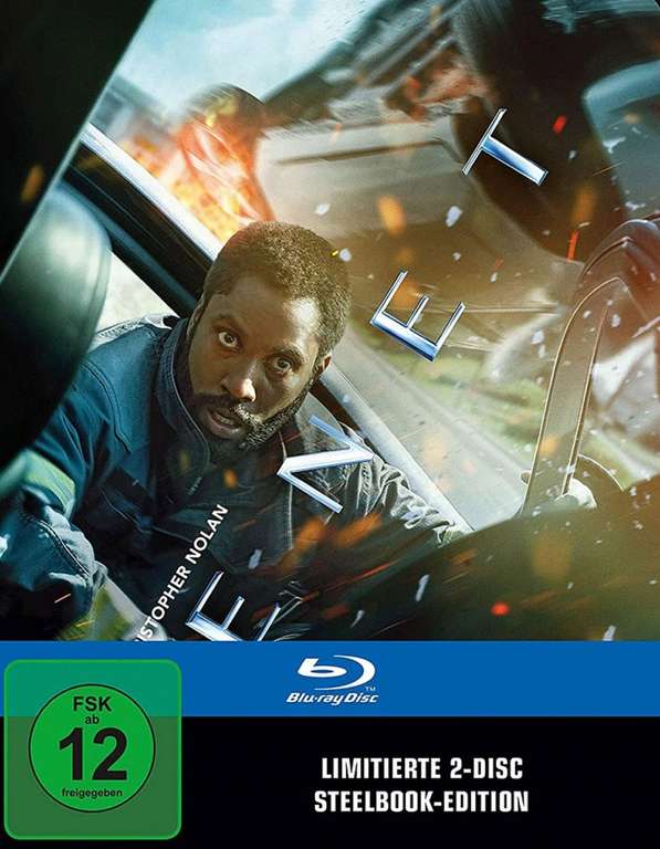 Tenet | Christopher Nolan | Limitierte 2-Disc Steelbook Edition | Blu-Ray