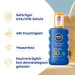 [Amazon Prime] NIVEA SUN Schutz & Pflege Sonnenspray LSF 30 | 200 ml | Sonnencreme Spray für nur 5,76 € | Stiftung Warentest SEHR GUT 1,5