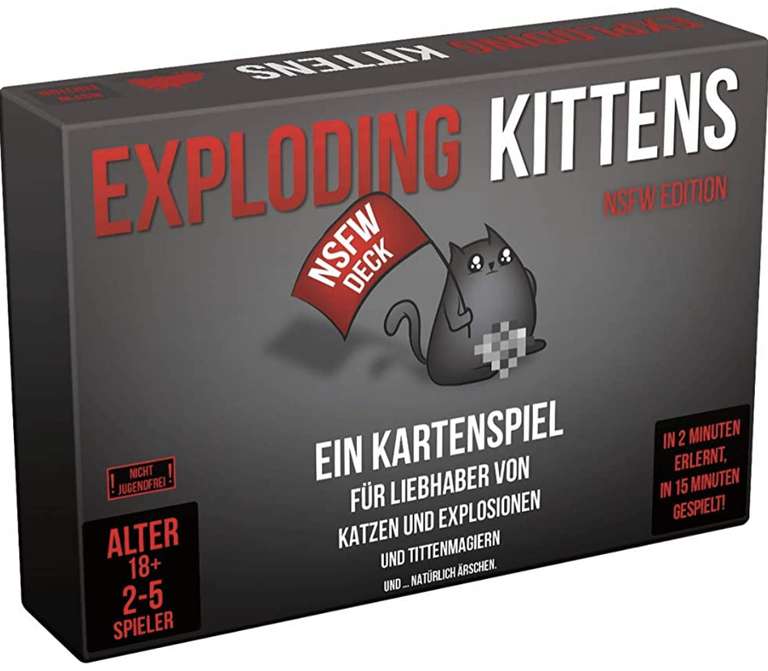 [Amazon Prime] Asmodee - Exploding Kittens NSFW (Deutsch)