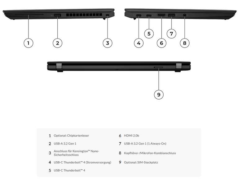 Lenovo ThinkPad X13 Gen 3 (13.3", 1920x1200, IPS, 300nits, i7-1270P, 32/512GB, 2x TB4, 2x USB-A, HDMI 2.0, 54.7Wh, Win11, 1.25kg)