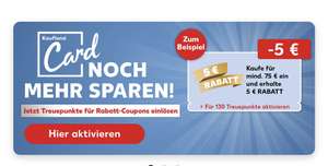 Kaufland Rabatt-Coupons 2€, 3€ und 5€ mit Kaufland Card