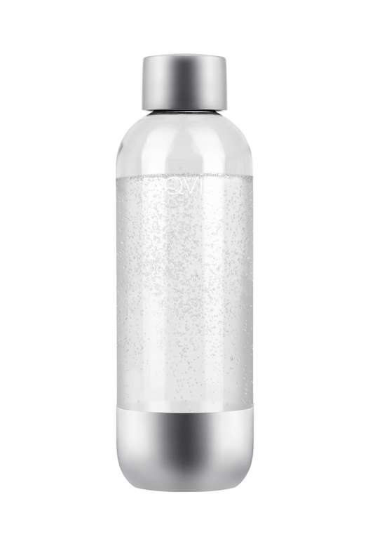 Aqvia Exclusive Wassersprudler (5. Generation, Edelstahlgehäuse, inkl. 3x 1l PET-Flasche, ohne CO2-Zylinder)