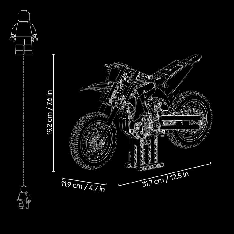 LEGO Technic 42238 Ducati Desmo450 MX Factory Motorrad – zu Prime‑Preis ...