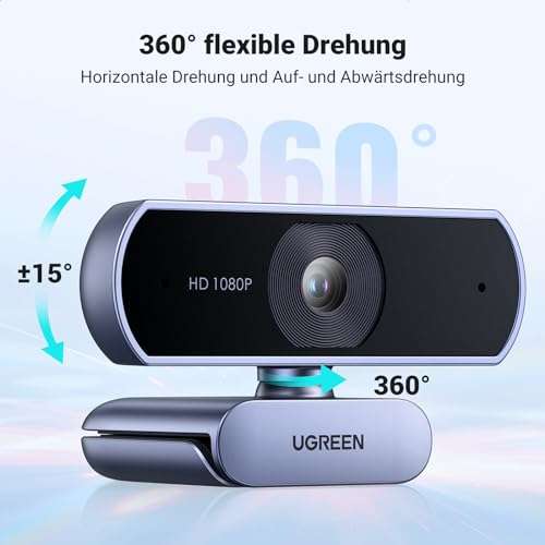 UGREEN USB Webcam Full HD 1080P/30fps - prime