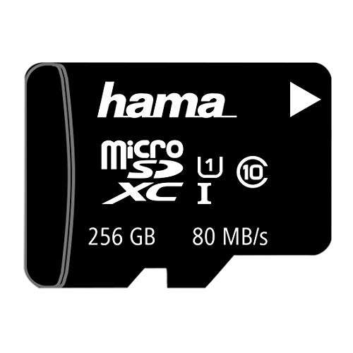 [Prime] Hama microSDXC Speicherkarte 256GB Class 10 80MB/s Übertragungsgeschwindigkeit UHS-I für 13,07 € inkl. Adapter
