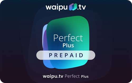 Waipu TV -50% Prepaid Gutschein für Perfect Plus und Comfort
