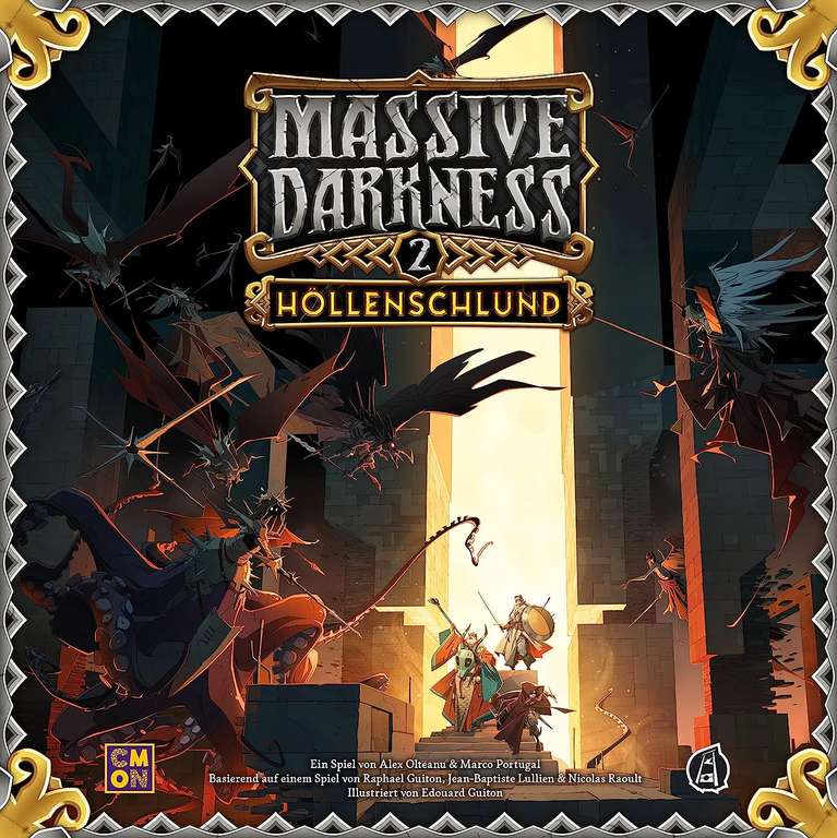 Massive Darkness 2 - Asmodee - Brettspiel/Grundspiel/Kennerspiel - BGG 8.1 | Höllenschlund | bis 6 Spieler | Ab 14+ Jahren