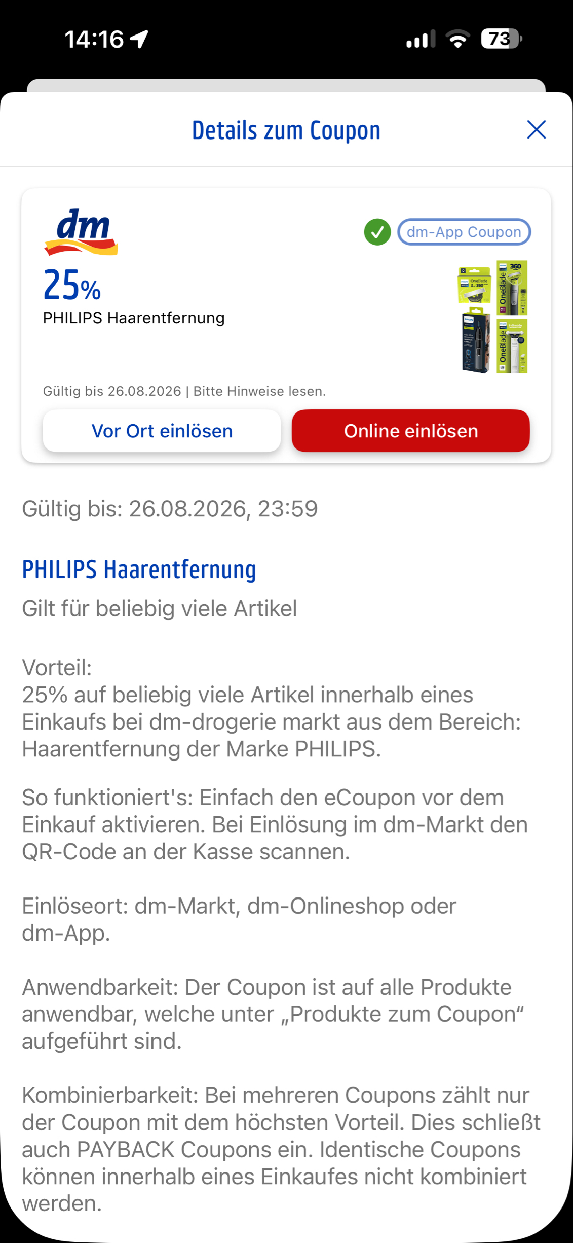 [DM] Payback: Bis zu 30% auf divMarken (Nivea,Gillette,GarnierNeutrogenaAxeDove uvm.) vor Ort & online
