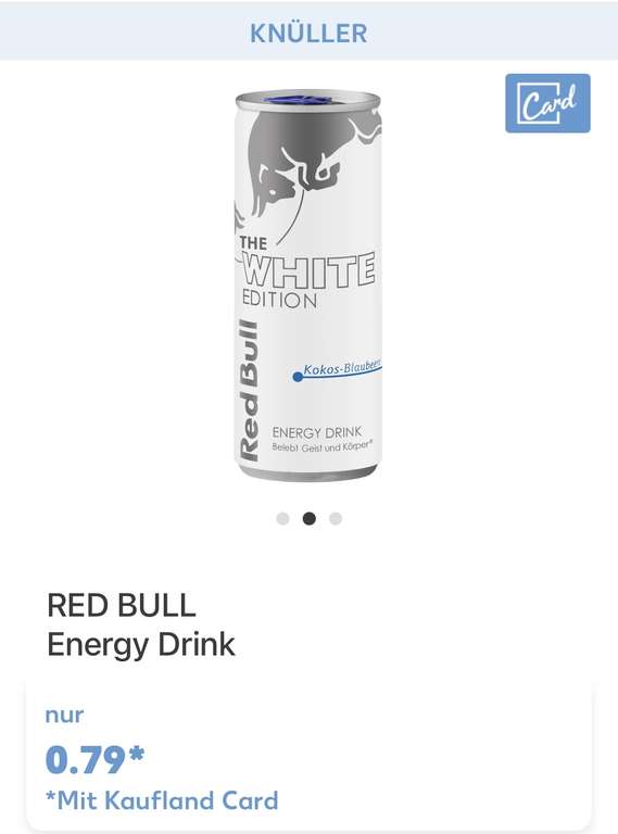 [Kaufland ab 21.03] RedBull Energy 0,85€, mit Kaufland Card 0,79€