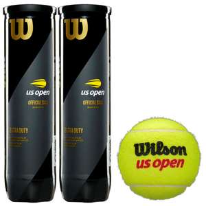 Wilson, US Open, 2x 4er Dose (8 Bälle),Tennisbälle, Innendruckbälle