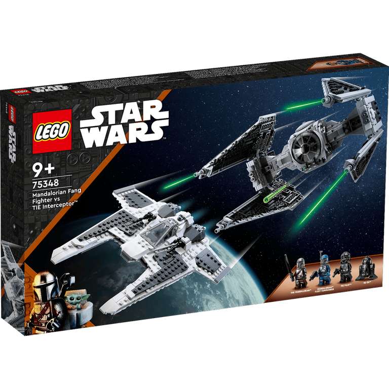 LEGO Star Wars 75348 Mandalorianischer Fang Fighter vs. TIE Interceptor