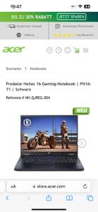 Predator Helios 16 Gaming-Notebook