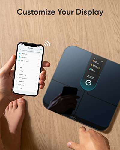 eufy by Anker WLAN Fitness Tracking Smart Scale P3, digitale Körperwaage mit 16 Messwerten, Herzfrequenz, BMI, Bluetooth, mit App