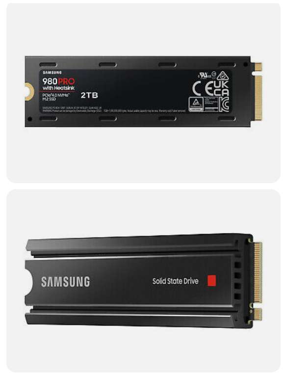 Samsung M.2 SSD 980 PRO 2TB mit Heatsink