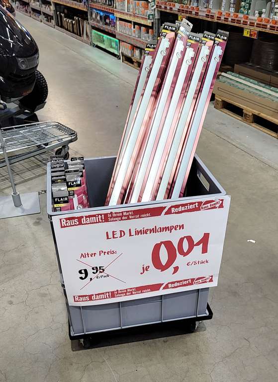 [lokal] Hornbach Abverkauf LED S14s oder S14d