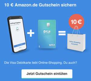personalisiert DKB 10€ Amazon Gutschein bei VISA Debit Nutzung