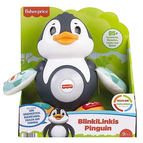 [Prime] Fisher-Price - BlinkiLinkis Pinguin, Musikspielzeug / Babyspielzeug