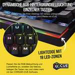 Corsair K95 Platinum RGB Mechanische Gaming Tastatur (Cherry MX Speed: Schnell und Hochpräzise, Multi-Color RGB Beleuchtung, Qwertz) schwarz