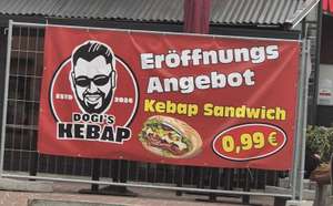 LOKAL Augsburg Döner Kebab Neueröffnung 0,99€