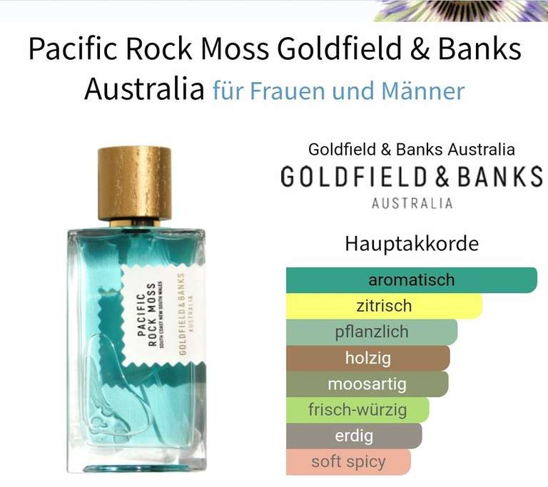 (Parfümerie-Godel) Goldfield & Banks Pacific Rock Moss Eau der Parfum 50ml (Unisex)