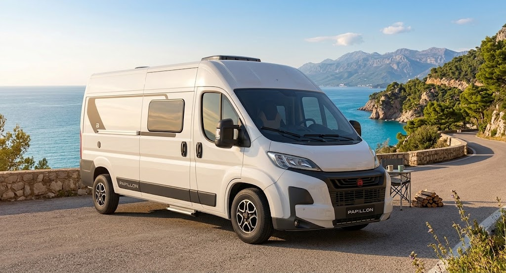 Bürstner Papillon PC 6.0 | 140PS | Automatik | Komfort, Chassis und Design Paket | 2 - 5 Personen | Neues Modell | dt. Neufahrzeug