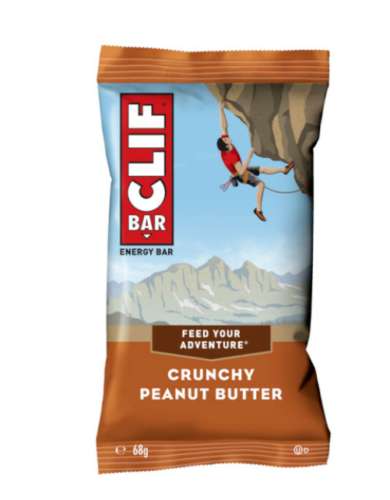 CLIF BAR 48 Riegel Energieriegel Hafer Crunchy Peanut Butter (48x68g = 0,64€ pro Riegel)