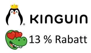 13 % auf alles bei Kinguin (bis 100€ Warenkorbwert, zweimal pro Account nutzbar)