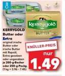 [Scondoo] 50 Cent Coupon für Kerrygold Butter - Stückpreis bei Kaufland somit 0.99€ pro 250g | 3x einlösbar
