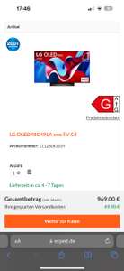 LG OLED48C49LA evo TV C4 effekt. 869€