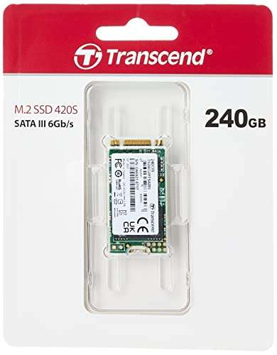 [Prime] Transcend 240GB SATA III 6Gb/s MTS420S 42 mm M.2 SSD 420S SSD TS240GMTS420S