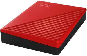 WD 2,5" 5TB Externe Festplatte HDD in Rot oder Blau durch Newsletter | 92€ über CB