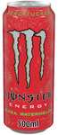 Monster Energy 12 x 500ml Pack | 7 Sorten zur Auswahl | z.B. "Mule", "Assault", "Ultra Watermelon" oder "Juiced Aussie" [Prime Spar-Abo]