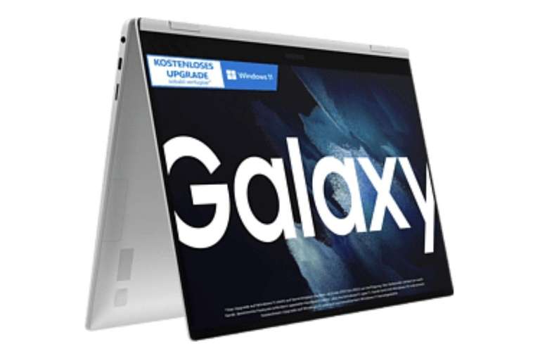 SAMSUNG GALAXY BOOK PRO 360 EVO, Convertible mit 15,6 Zoll Display, 16 GB RAM, 512 GB SSD, Iris Xe Graphics, Mystic Silver
