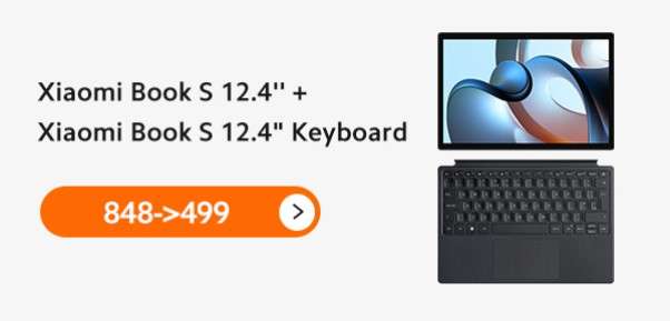 XiaomiBook S 12.4" + Tastatur mit QWERTY-Layout für 454€ bei mi.com
