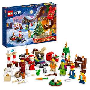 LEGO 60352 City Adventskalender 2022, mit Weihnachtsmann-Minifigur und festlicher Spielmatte (Prime/Rossmann Abh)