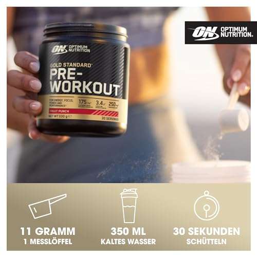 [Sparabo + Coupon] Optimum Nutrition Gold Standard Pre Workout Powder