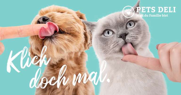 Pets deli hochwertiges Hunde & Katzenfutter 50% Rabatt ab 40€ MBW für Neukunden