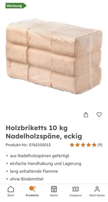 Verwunderlich Globus Baumarkt Holzbriketts Bild