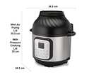 Instant Pot Duo Crisp Elektro-Multikocher 5,7 L (Heißluftfritteuse, Schnellkochtopf, etc. all-in-one)