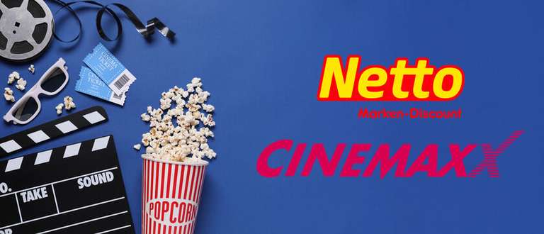 [Netto/Cinemaxx] 4 CinemaxX Kinogutscheine für 24,99€ inklusive Versand (gültig bis 31.12.2025, online einlösbar)
